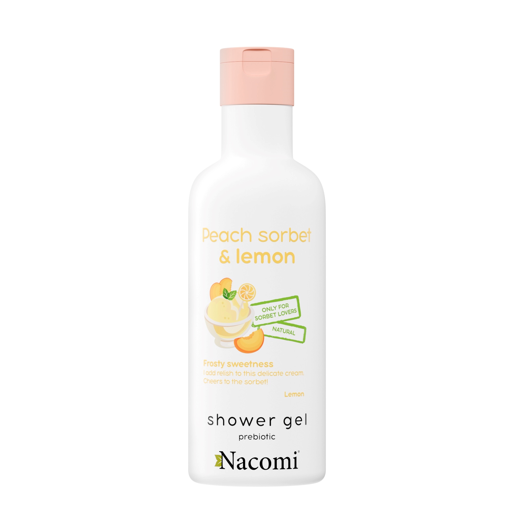 Nacomi Żel pod prysznic Brzoskwiniowy sorbet z cytryną, 300 ml zdjęcie