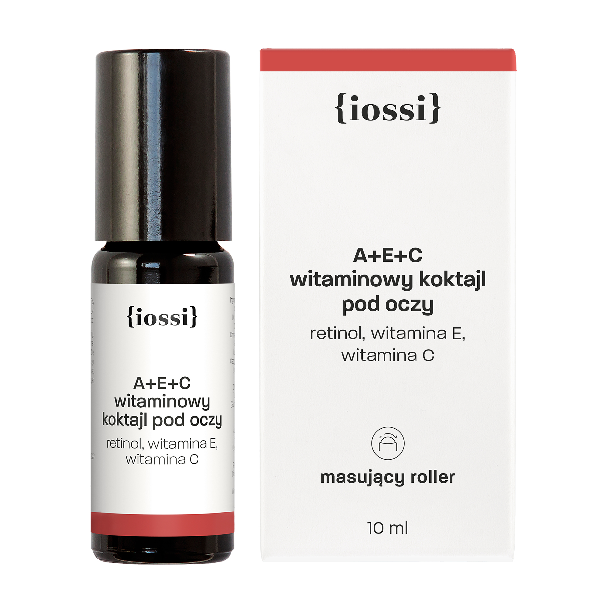 Iossi, A+E+C Witaminowy koktajl pod oczy Retinol, witamina A, witamina C, 10 ml