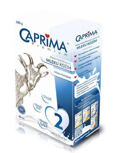 CAPRIMA PREMIUM 2 MLEKO NASTĘPNE 6-12 mcy Mleko modyfikowane na bazie mleka koziego - 300 g  zdjęcie