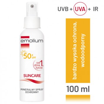 Emolium SunCare SPF50+ mineralny spray ochronny 100 ml