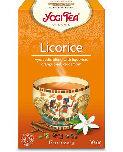 Yogi Tea Organic LICORICE Lukrecja BIO - 17 sasz.- cena, opinie, stosowanie zdjęcie