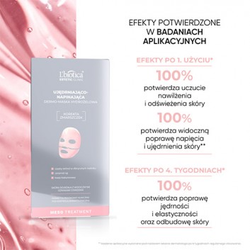 L'Biotica Estetic Clinic Meso Treatment Ujędrniająco-Napinająca Dermo-Maska hydrożelowa, 1 sztuka