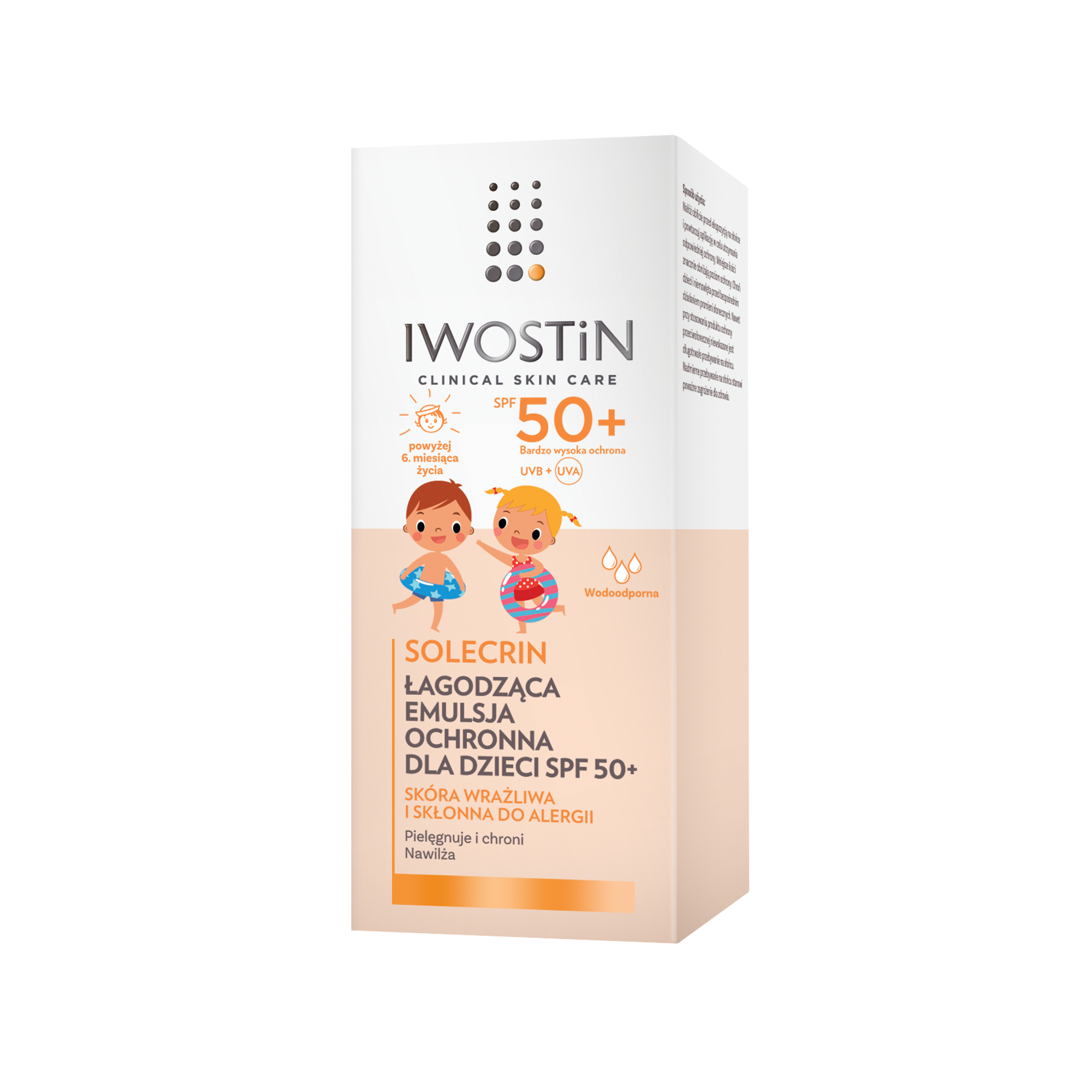 Iwostin Solecrin lekka emulsja ochronna dla dzieci SPF 50+ 100 ml zdjęcie
