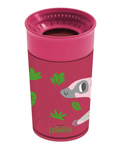 Dr Brown's Cheers 360 Kubek niekapek 9m+ różowy - 300 ml - cena, opinie, wskazania zdjęcie