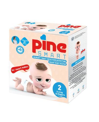 Pine Smart Baby Pieluchy MINI 2 (3-6 kg), 24 sztuki zdjęcie