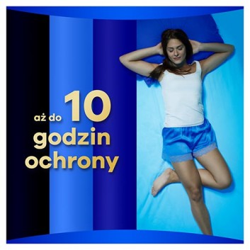 Always Ultra Secure Night Extra Podpaski na noc ze skrzydełkami, 10 sztuk