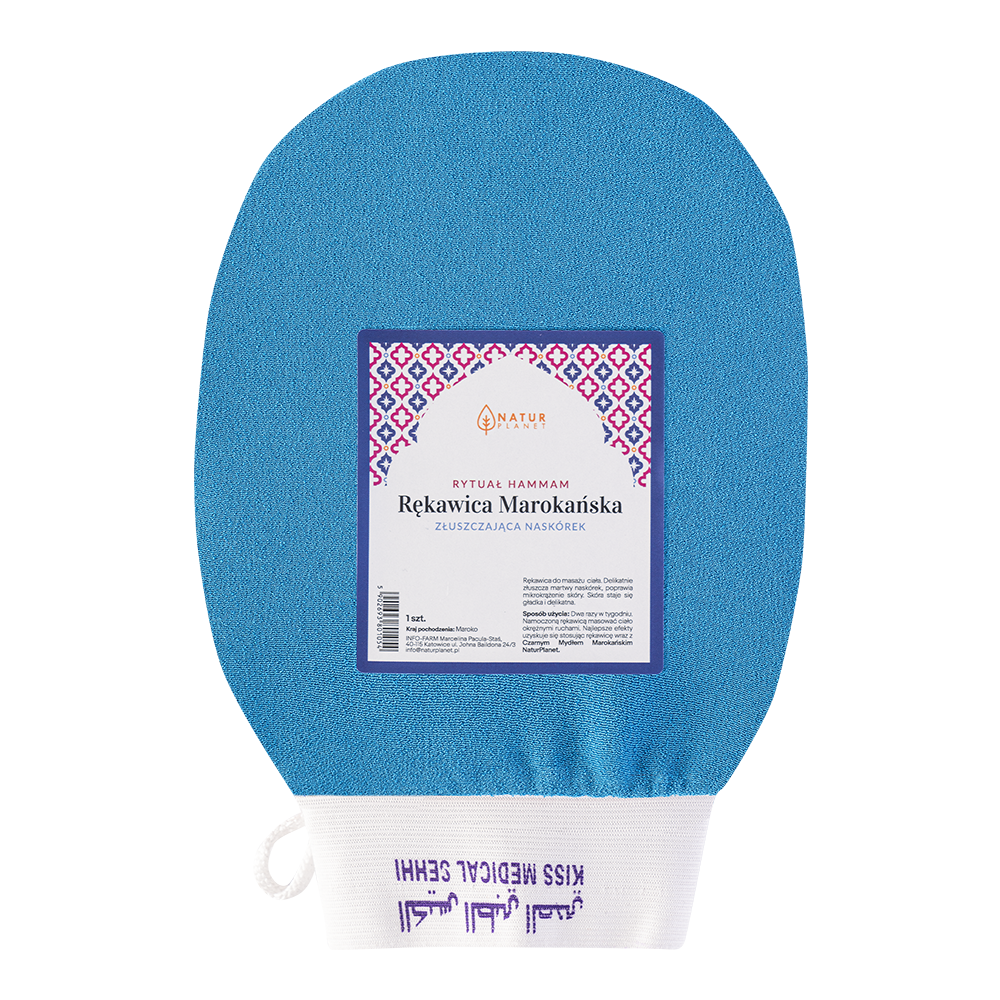 Natur Planet Marokańska rękawica złuszczająca, 1 sztuka zdjęcie