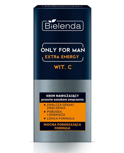 Bielenda Only For Man Extra Energy Krem nawilżający przeciw oznakom zmęczenia - 50 ml - cena, opinie, właściwości  zdjęcie