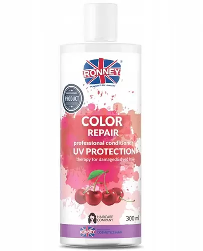 Ronney Color Repair UV Protection odżywka do włosów farbowanych z ekstraktem z wiśni 300 ml zdjęcie
