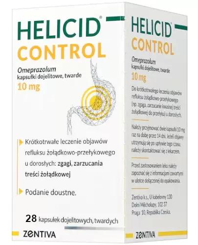 HELICID CONTROL 10 mg - 28 kapsułek zdjęcie