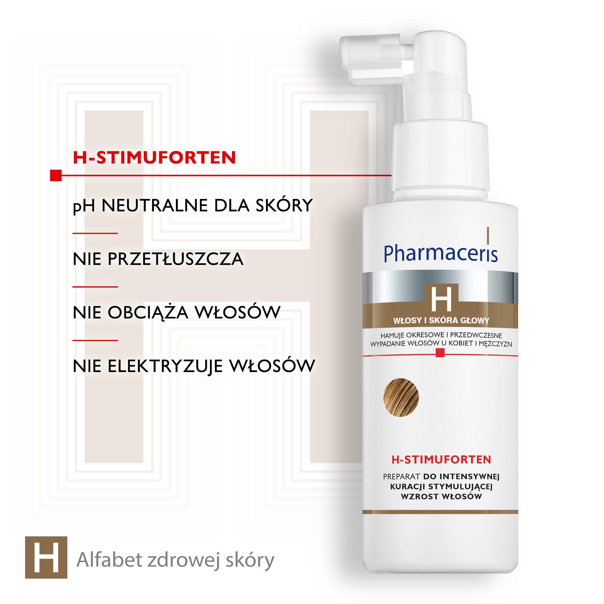 Pharmaceris H-Stimuforten, preparat do intensywnej kuracji stymulującej wzrost włosów, 125 ml