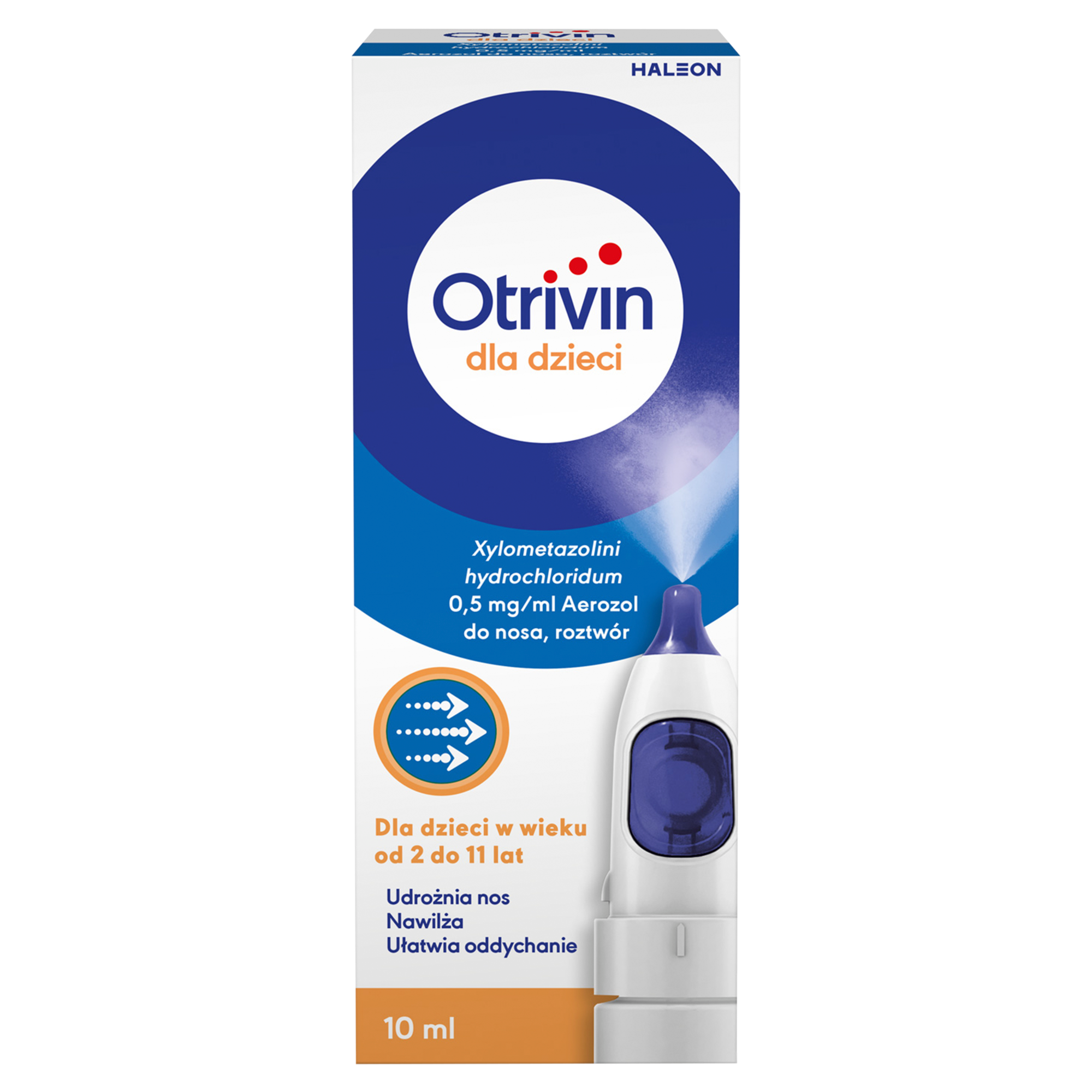 Otrivin aerozol dla dzieci, 10 ml zdjęcie