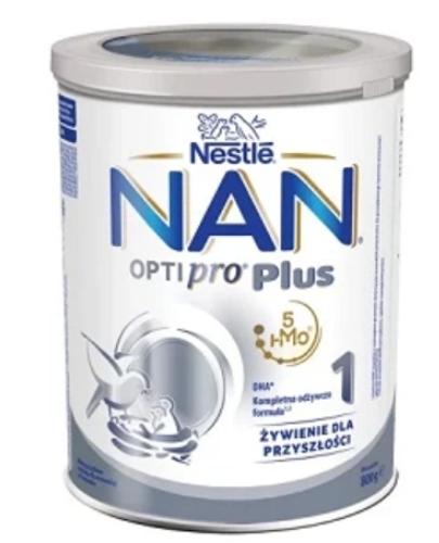 Nestle NAN OPTIPRO Plus 1 HM-O Mleko początkowe dla niemowląt od urodzenia, 400 g zdjęcie