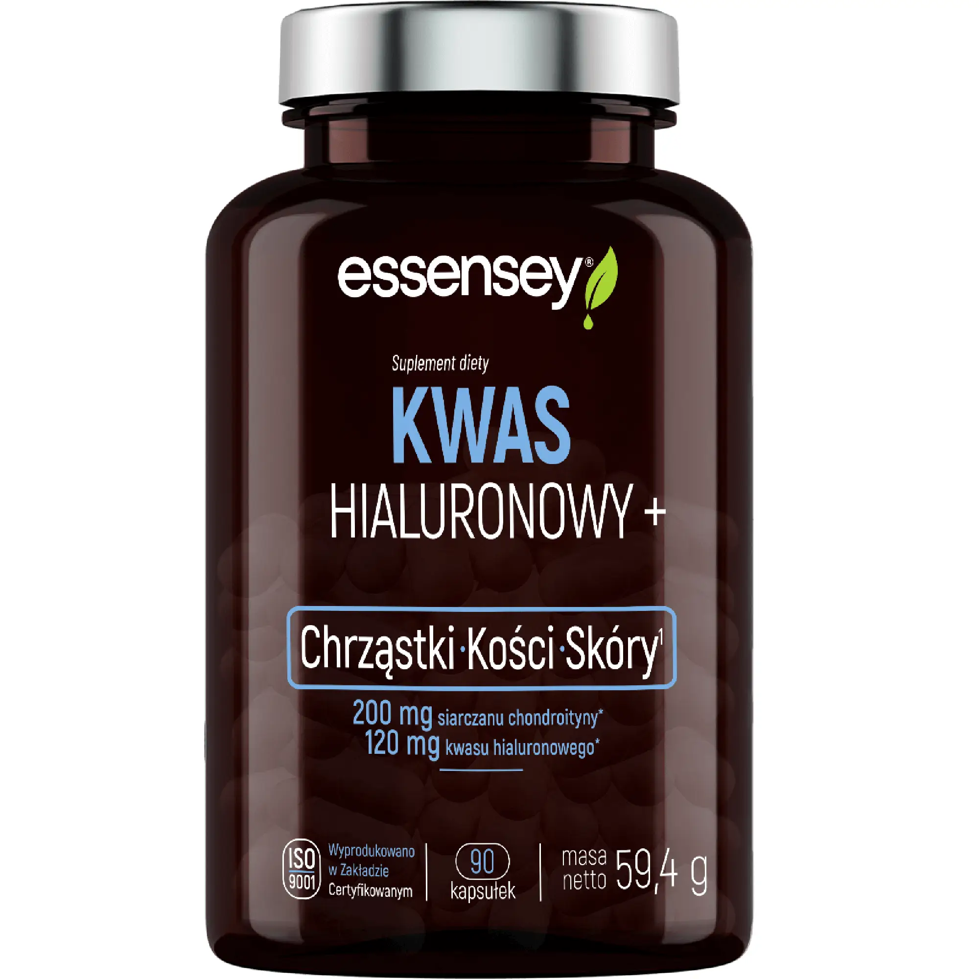 Essensey, Kwas Hialuronowy+, kapsułki, 90 sztuk zdjęcie