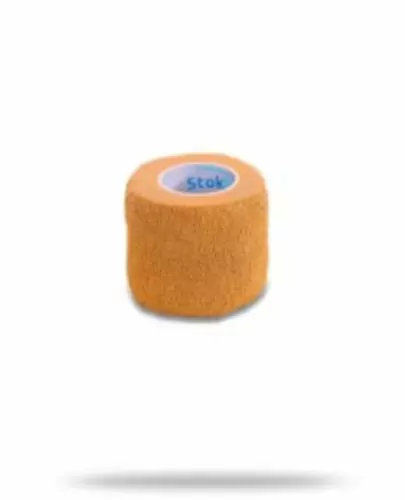 Stokban bandaż elastyczny samoprzylepny cielisty 10cm x 4,5m 1 sztuka zdjęcie