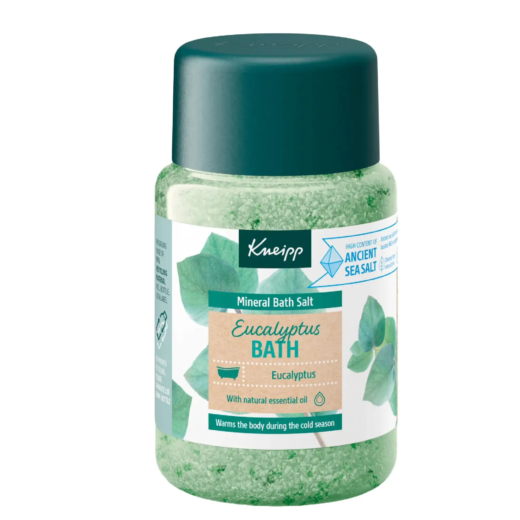 Kneipp, Kryształki do kąpieli z soli mineralnej Eucalyptus Bath Eukaliptus, 500 g zdjęcie