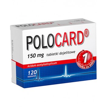 Polocard 150 mg 120 tabletek dojelitowych