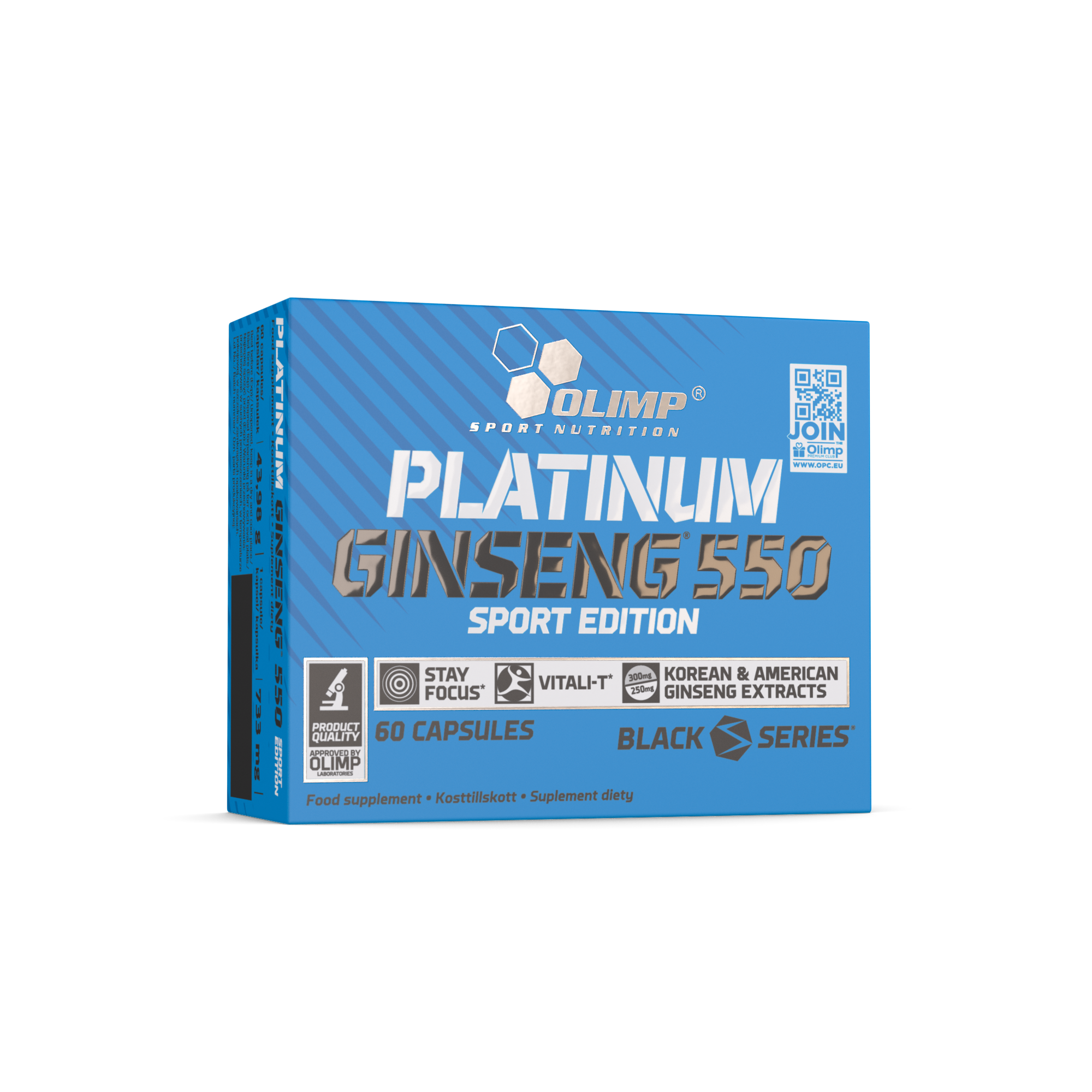 Olimp, Platinum Ginseng 550 Sport Edition 60 kapsułek zdjęcie