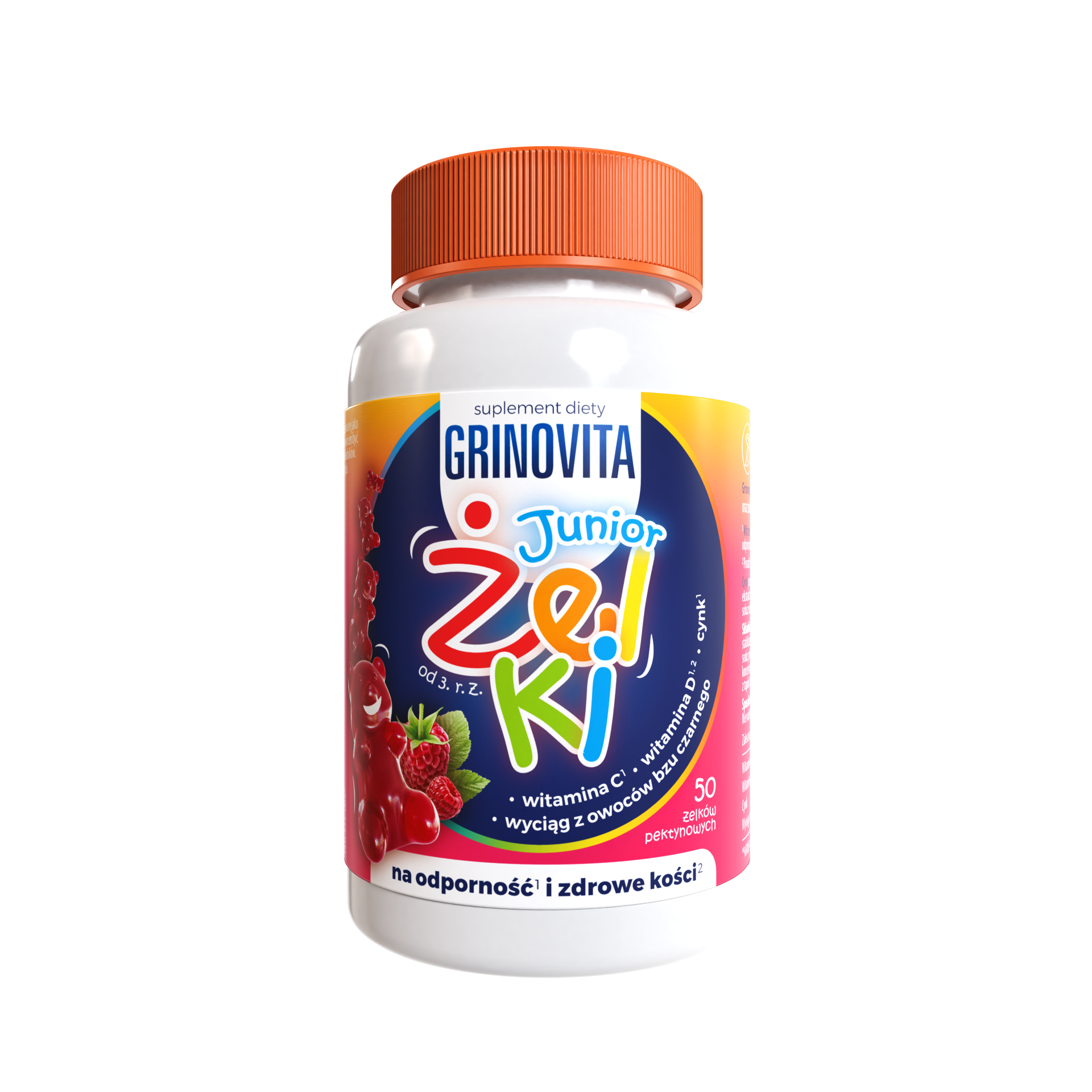 Grinovita Junior, żelki, 50 sztuk zdjęcie