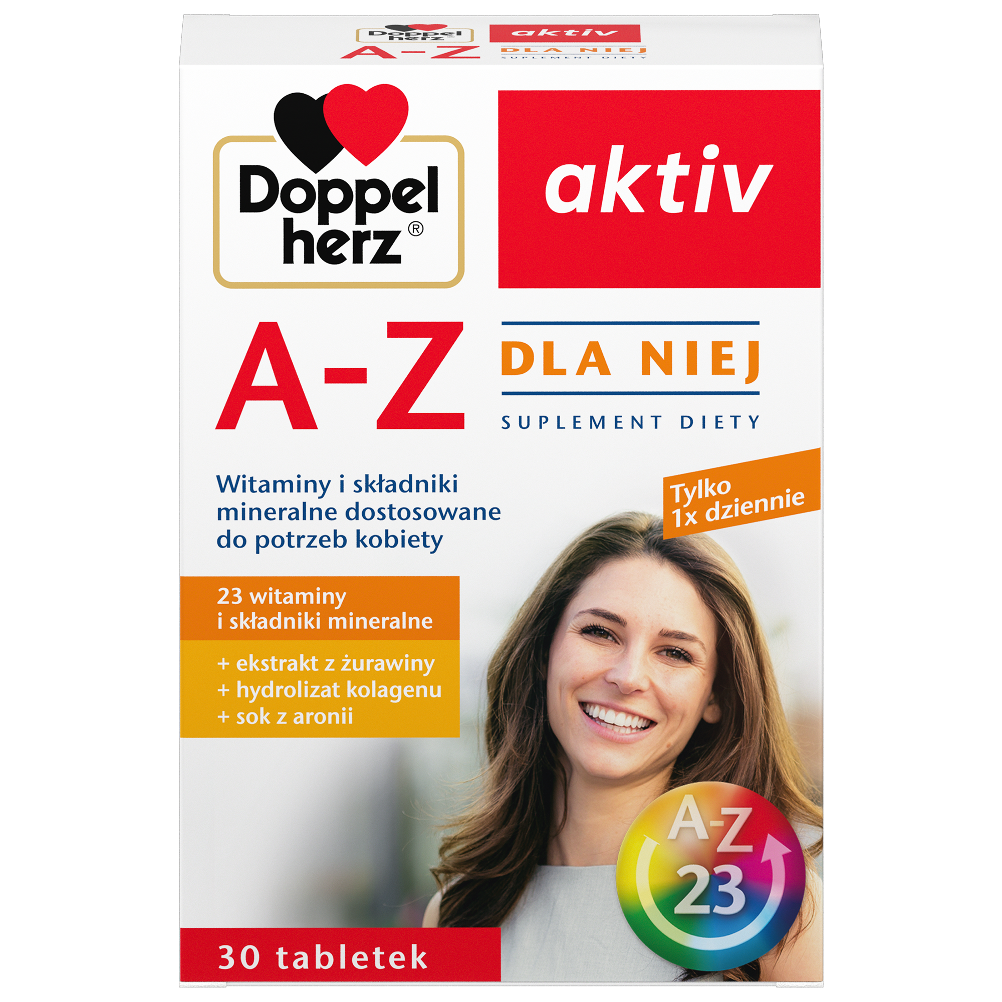 Doppelherz aktiv A-Z Dla Niej 30 tabletek zdjęcie