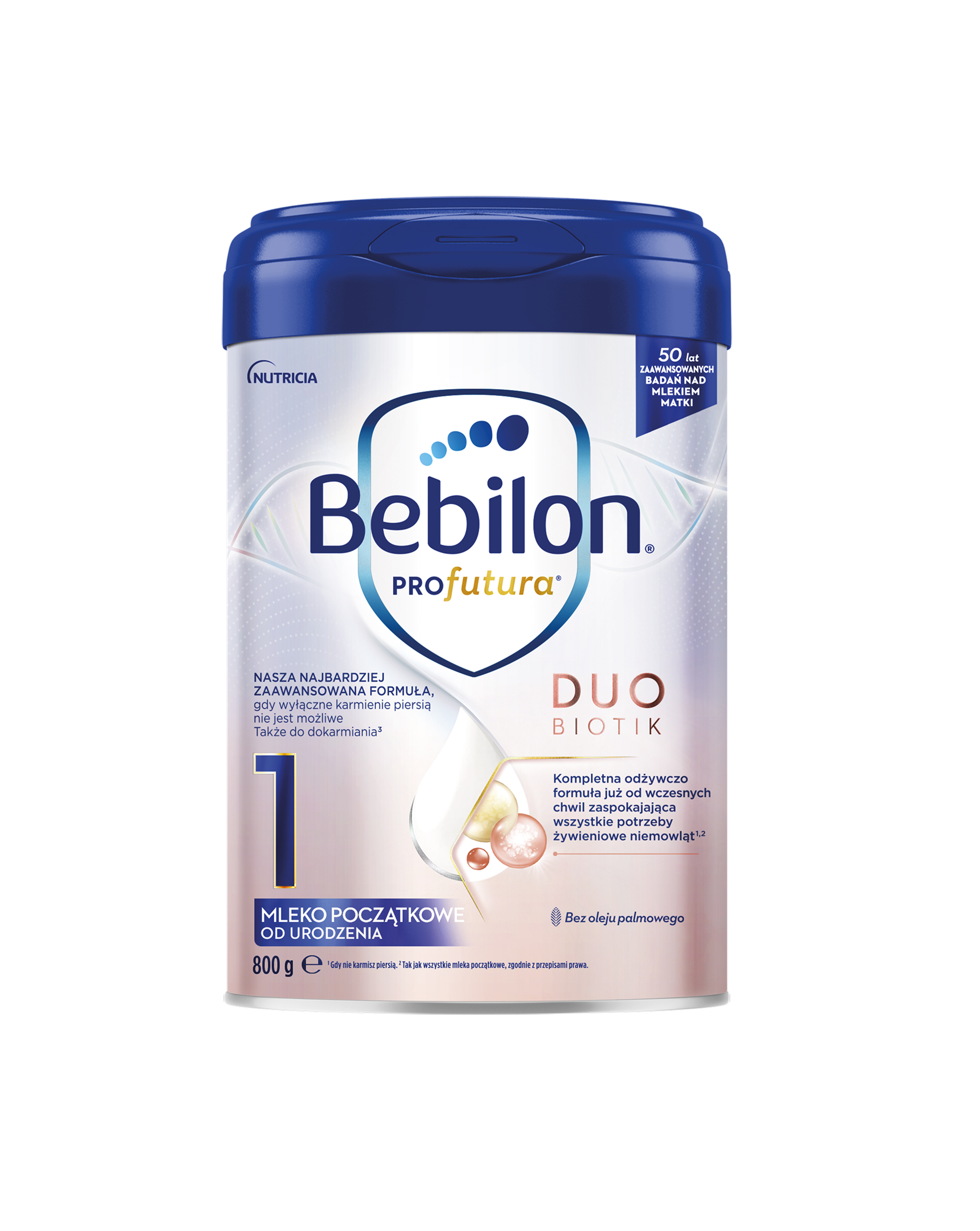 Bebilon 1 ProFutura Duobiotik mleko początkowe od urodzenia 800 g zdjęcie