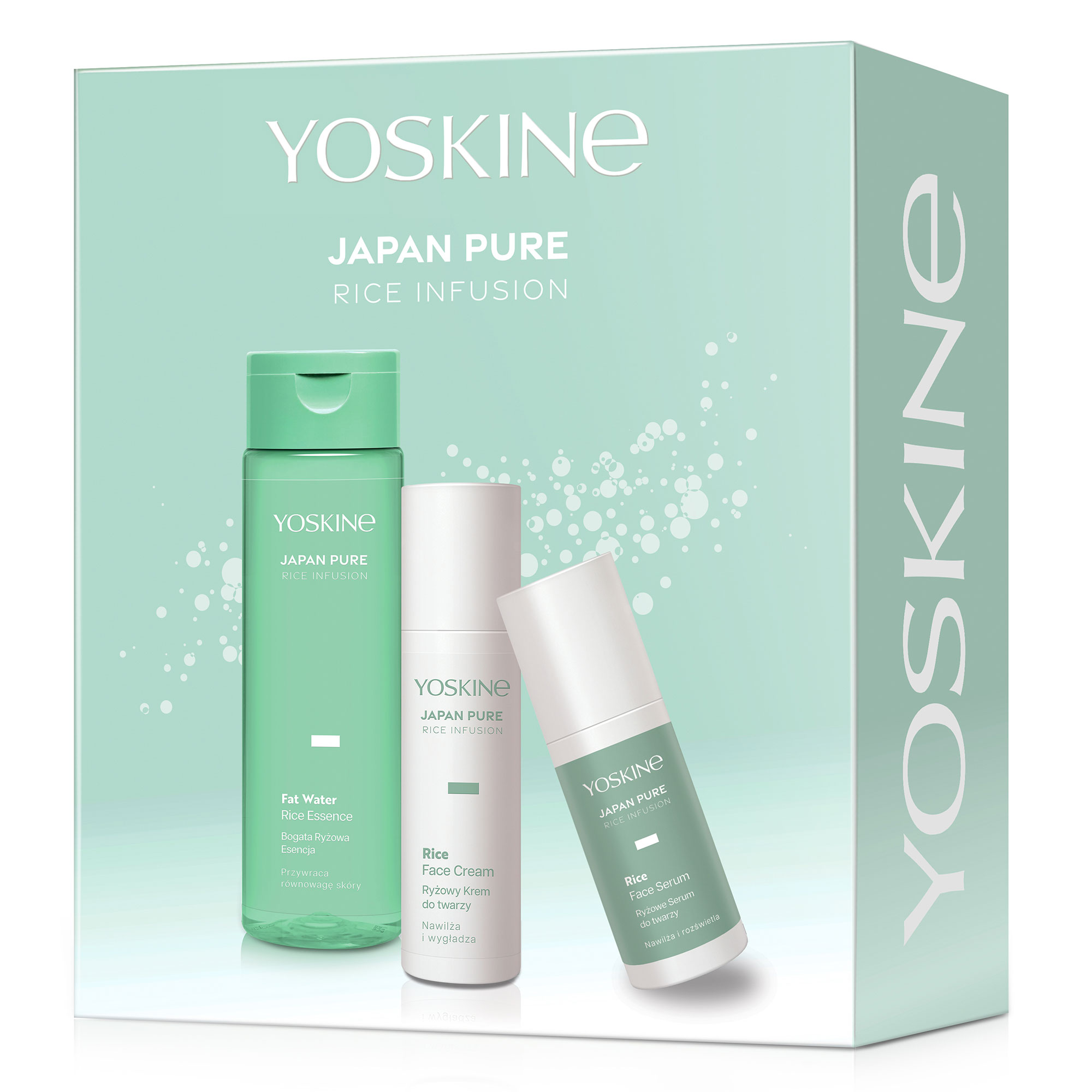 Zestaw Japan Pure, krem, 50 ml + esencja, 200 ml + serum, 30 ml zdjęcie