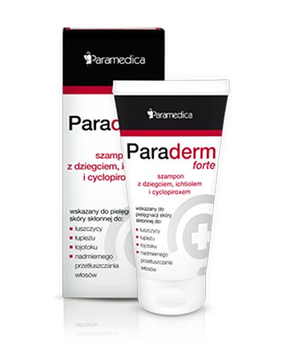 Paraderm forte szampon z dziegciem ichtiolem i cyclopiroxem 150 g zdjęcie