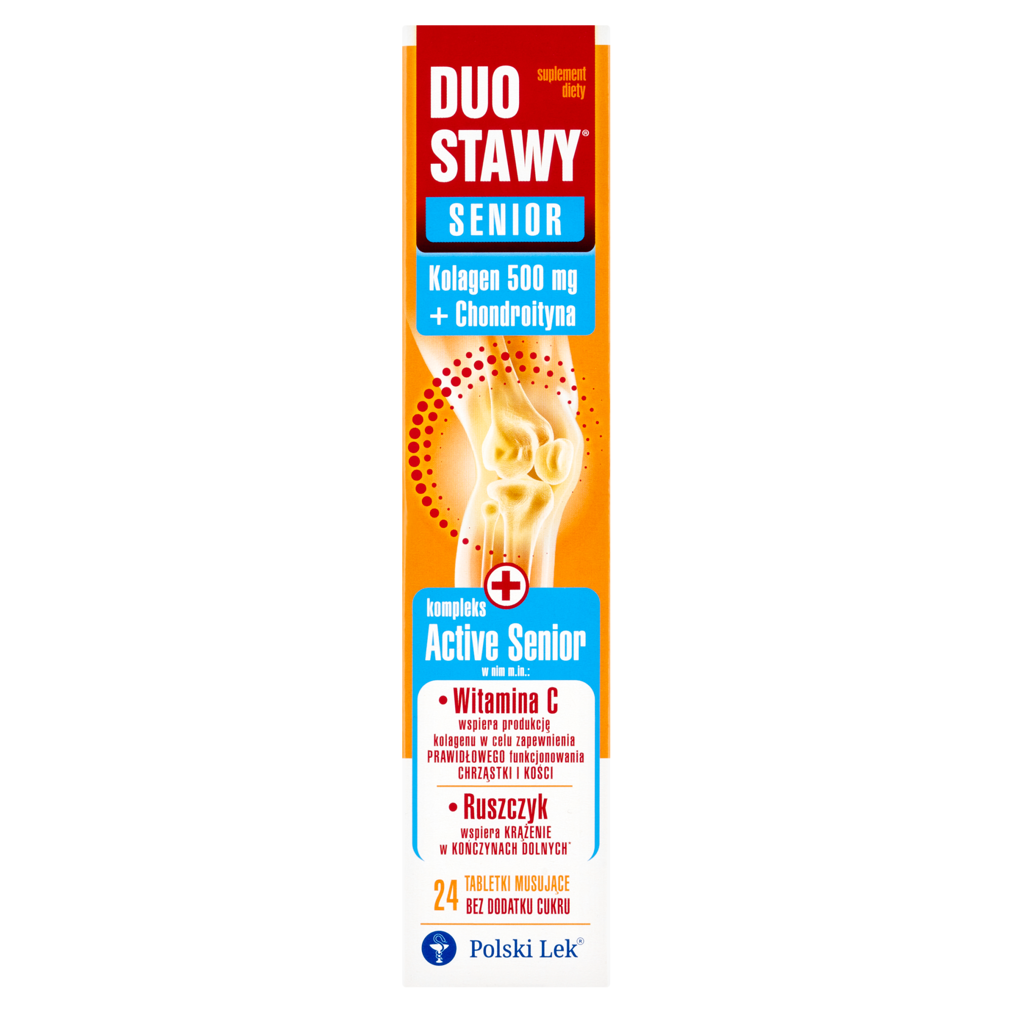 Duo Stawy Senior, tabletki musujące, 24 sztuki zdjęcie