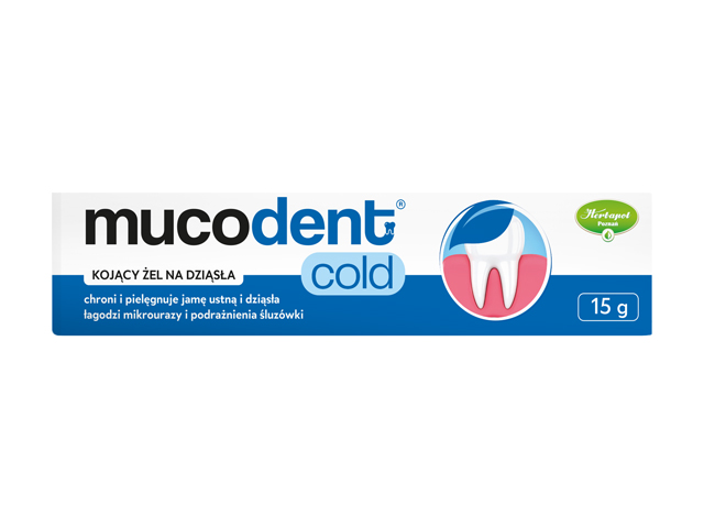 Mucodent Cold żel do stosowania na dziąsła 15 g