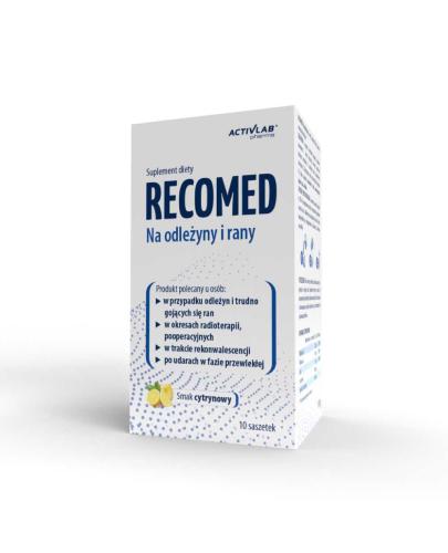 ActivLab RecoMed na odleżyny i rany smak cytrynowy 10 saszetek zdjęcie