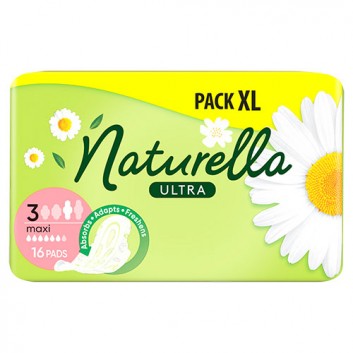 Naturella Ultra Maxi Podpaski ze skrzydełkami, 16 sztuk