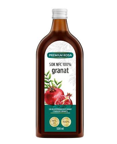 Premium Rosa Granat Sok bezpośrednio wyciskanych z owoców granatu 100% - 500 ml  zdjęcie