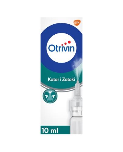 Otrivin Katar i Zatoki aerozol do nosa 1mg/ml, roztwór 10 ml zdjęcie
