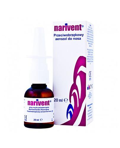 Narivent przeciwobrzękowy aerozol do nosa 20 ml zdjęcie