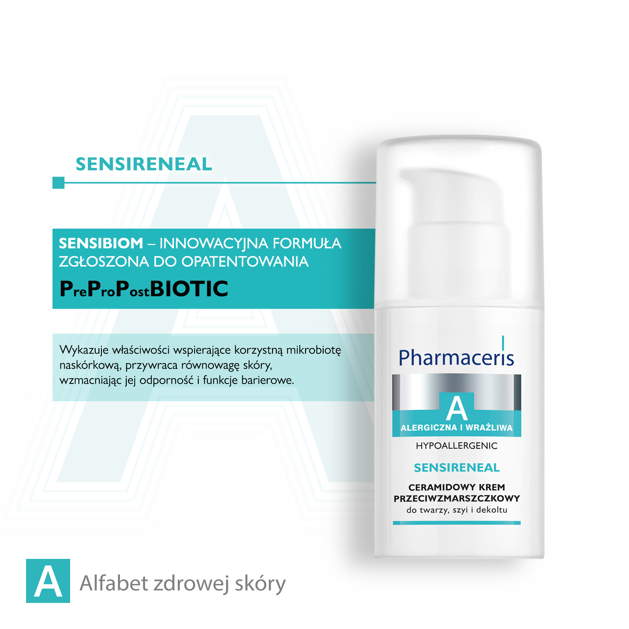 PHARMACERIS A SENSIRENEAL Regenerujący Krem Przeciwzmarszczkowy do twarzy - 30 ml