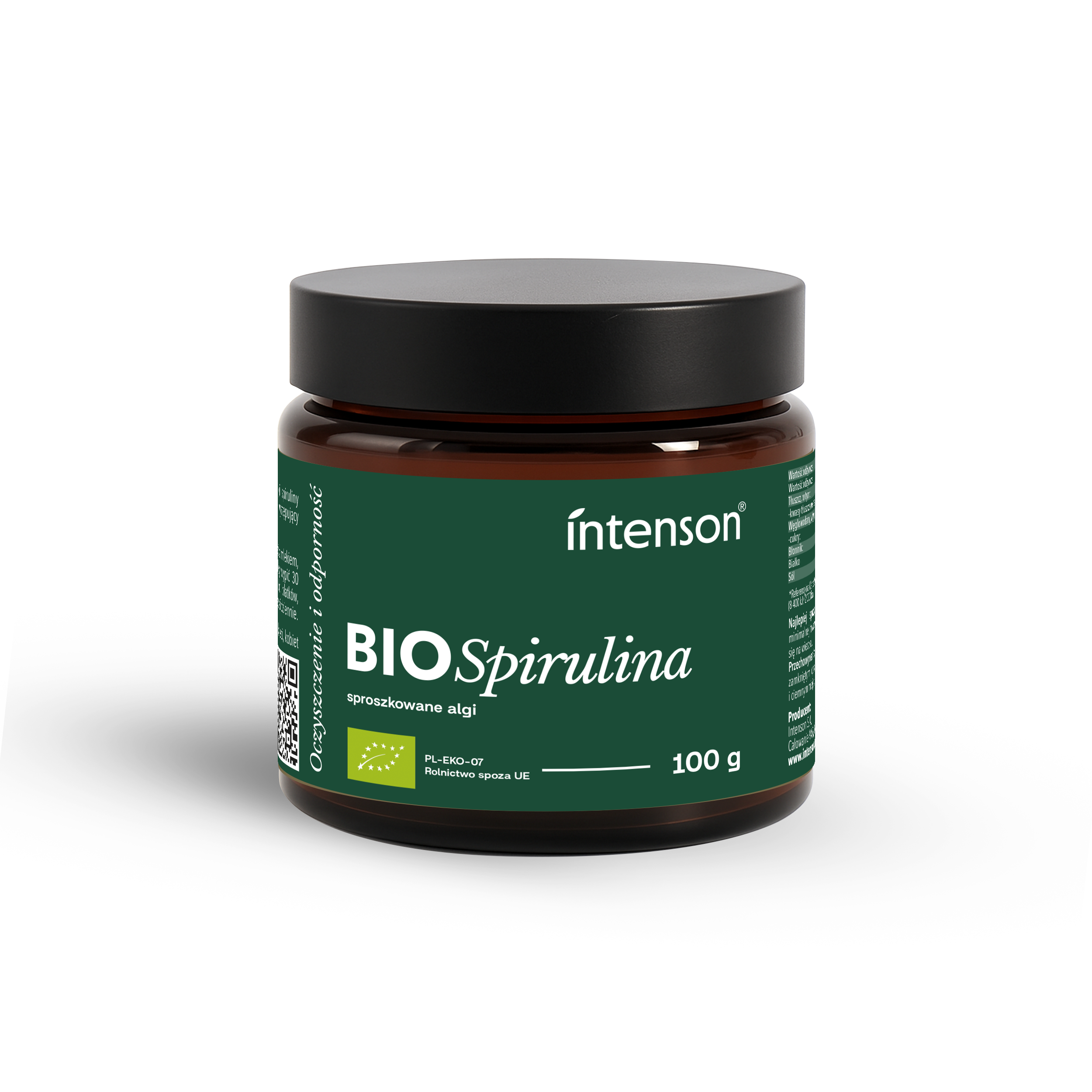 INTENSON Spirulina w proszku, 100 g
