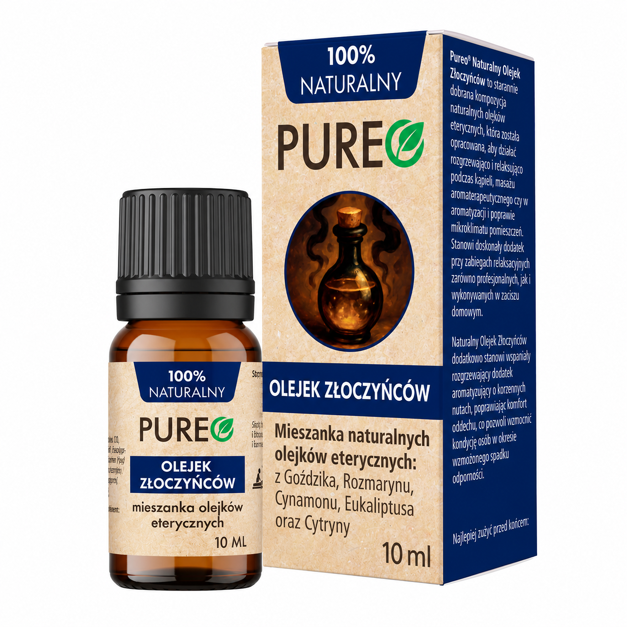 Pureo Olejek Złoczyńców mieszanka olejków eterycznych naturalny 10 ml zdjęcie