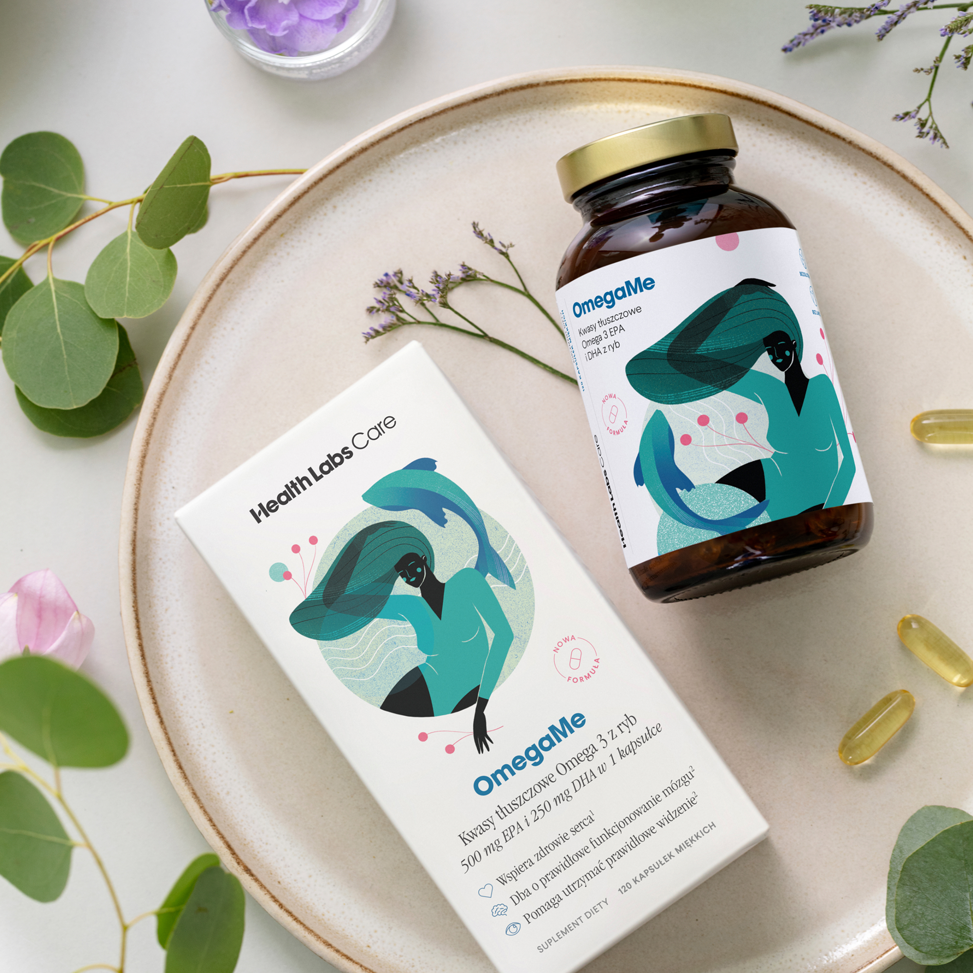 Health Labs Care, OmegaMe, kapsułki, 60 sztuk