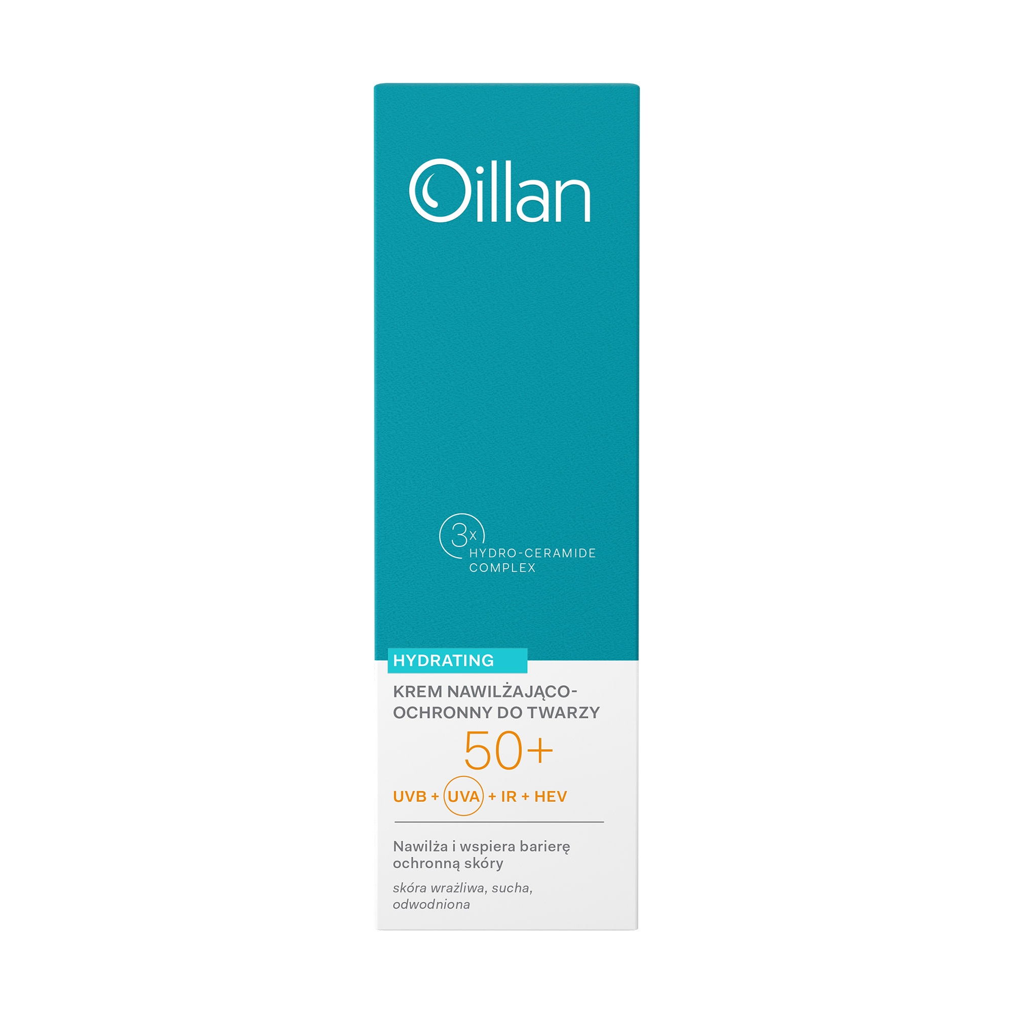 Oillan Hydrating, krem nawilżająco-ochronny do twarzy SPF 50+, 50 ml zdjęcie