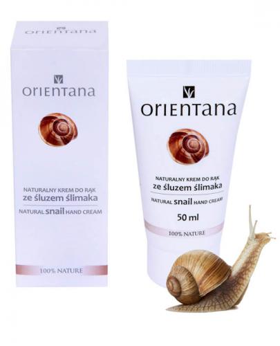 ORIENTANA Naturalny krem do rąk ze śluzem ślimaka - 50 ml zdjęcie