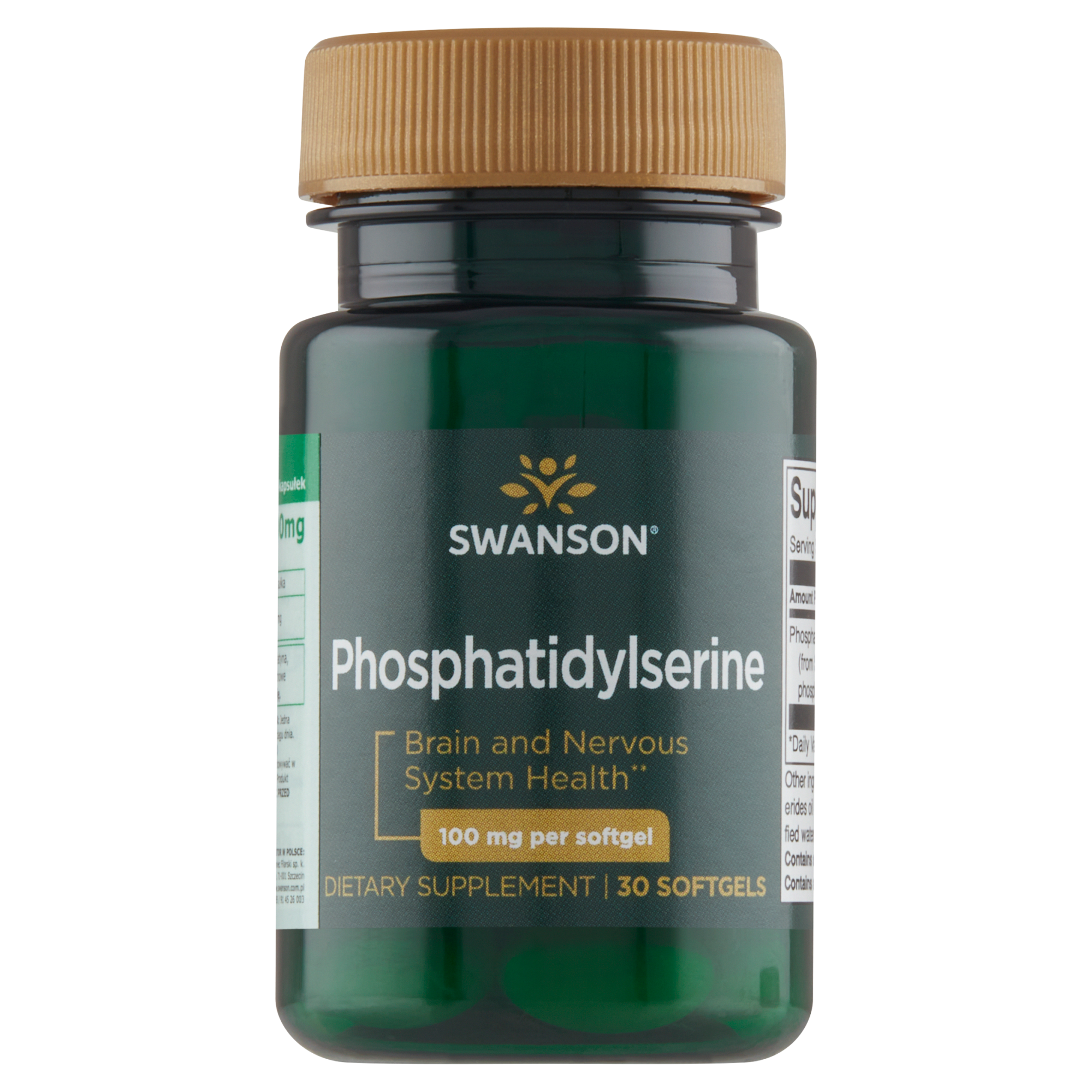 SWANSON Fosfatydylseryna 100 mg - 30 kaps. zdjęcie