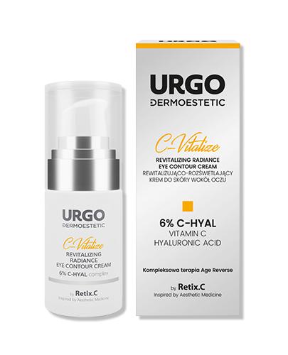 Urgo Dermoestetic C-Vitalize rewitalizująco-rozświetlający krem do skóry wokół oczu 15 ml zdjęcie