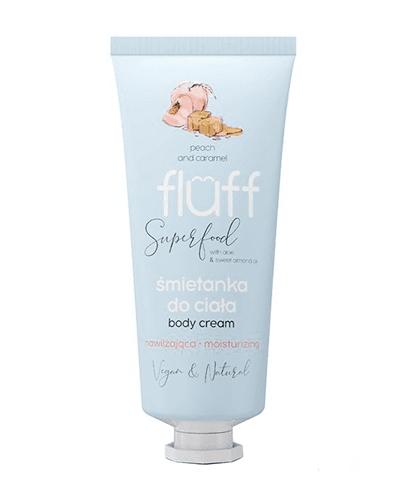 Fluff Nawilżająca śmietanka do ciała Brzoskwinia z karmelem, 150 ml  zdjęcie
