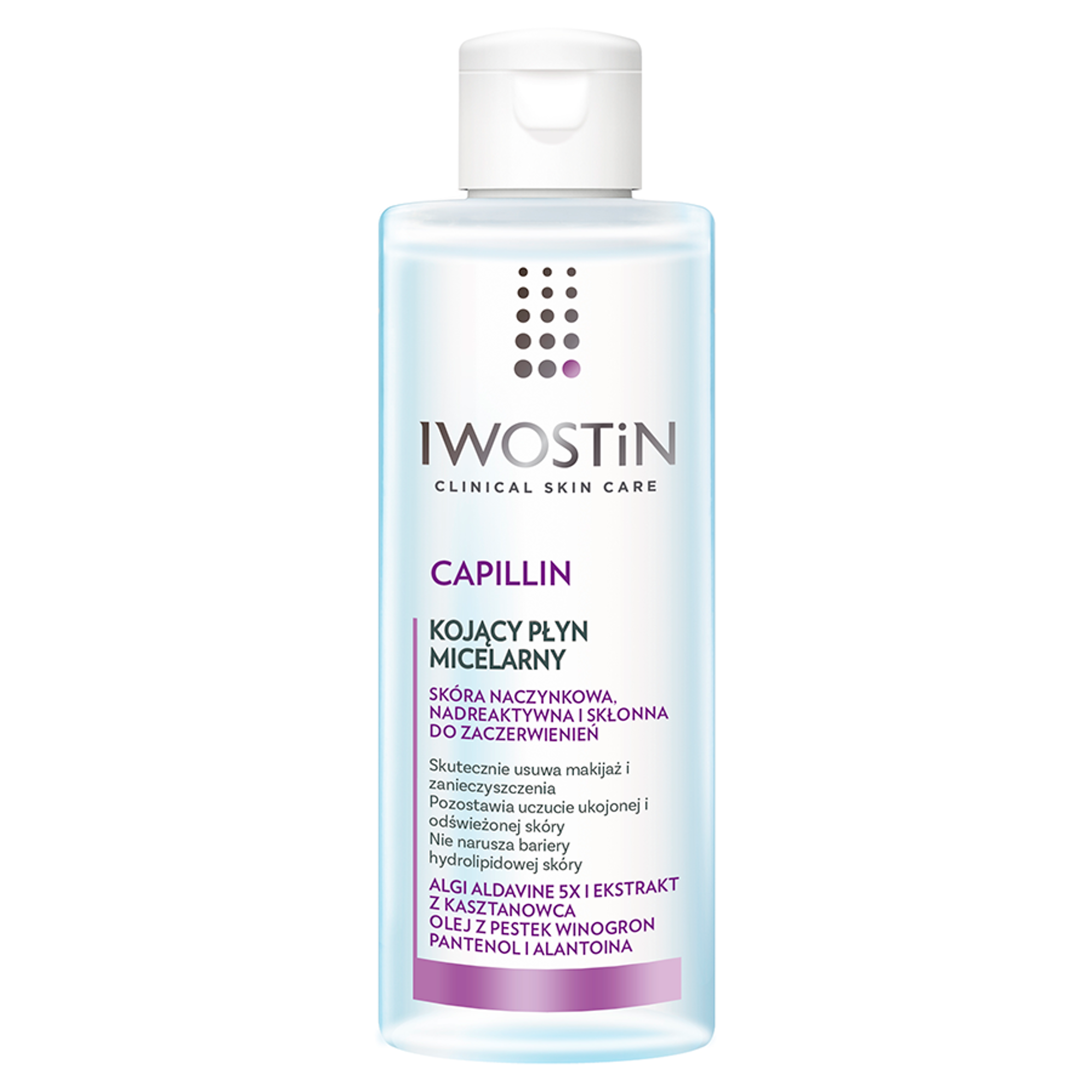 IWOSTIN CAPILLIN Płyn micelarny wzmacniający naczynka - 215 ml zdjęcie