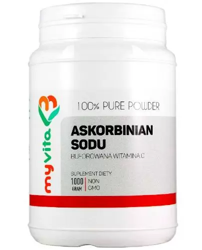 MyVita askorbinian sodu buforowana witamina C proszek 1000 g zdjęcie