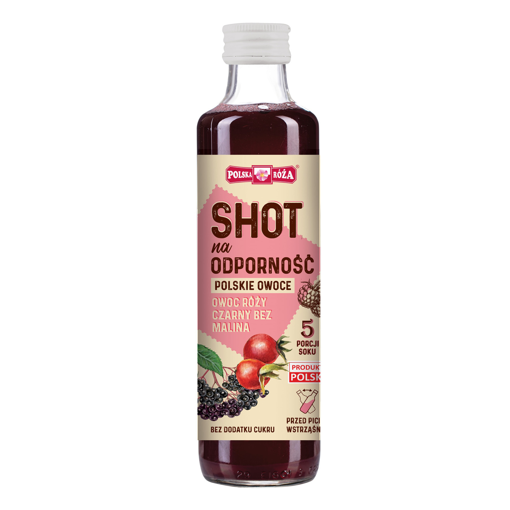 Polska Róża, Shot na odporność "Polskie Owoce", 250 ml zdjęcie