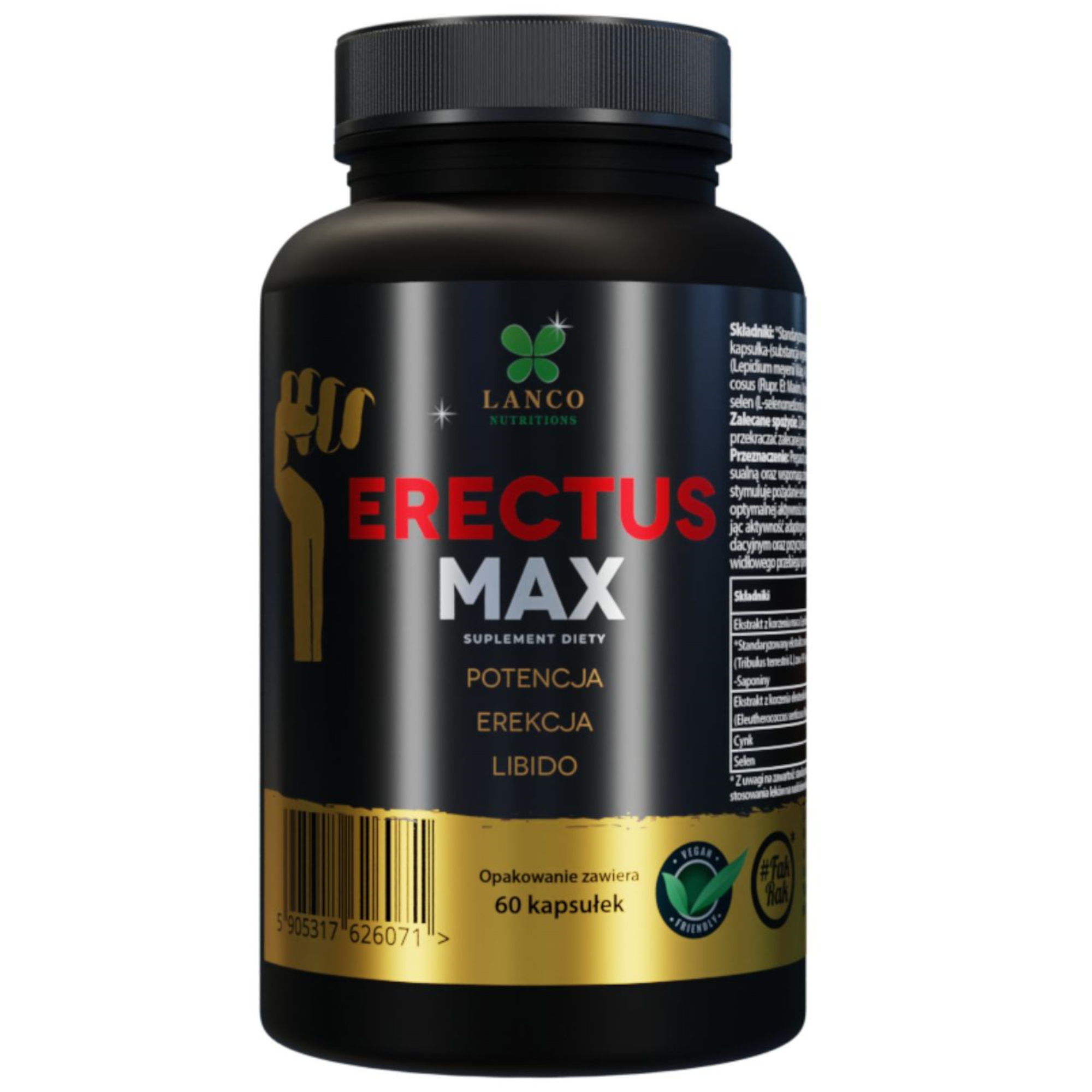 Lanco Erectus Max, kapsułki, 60 sztuk zdjęcie