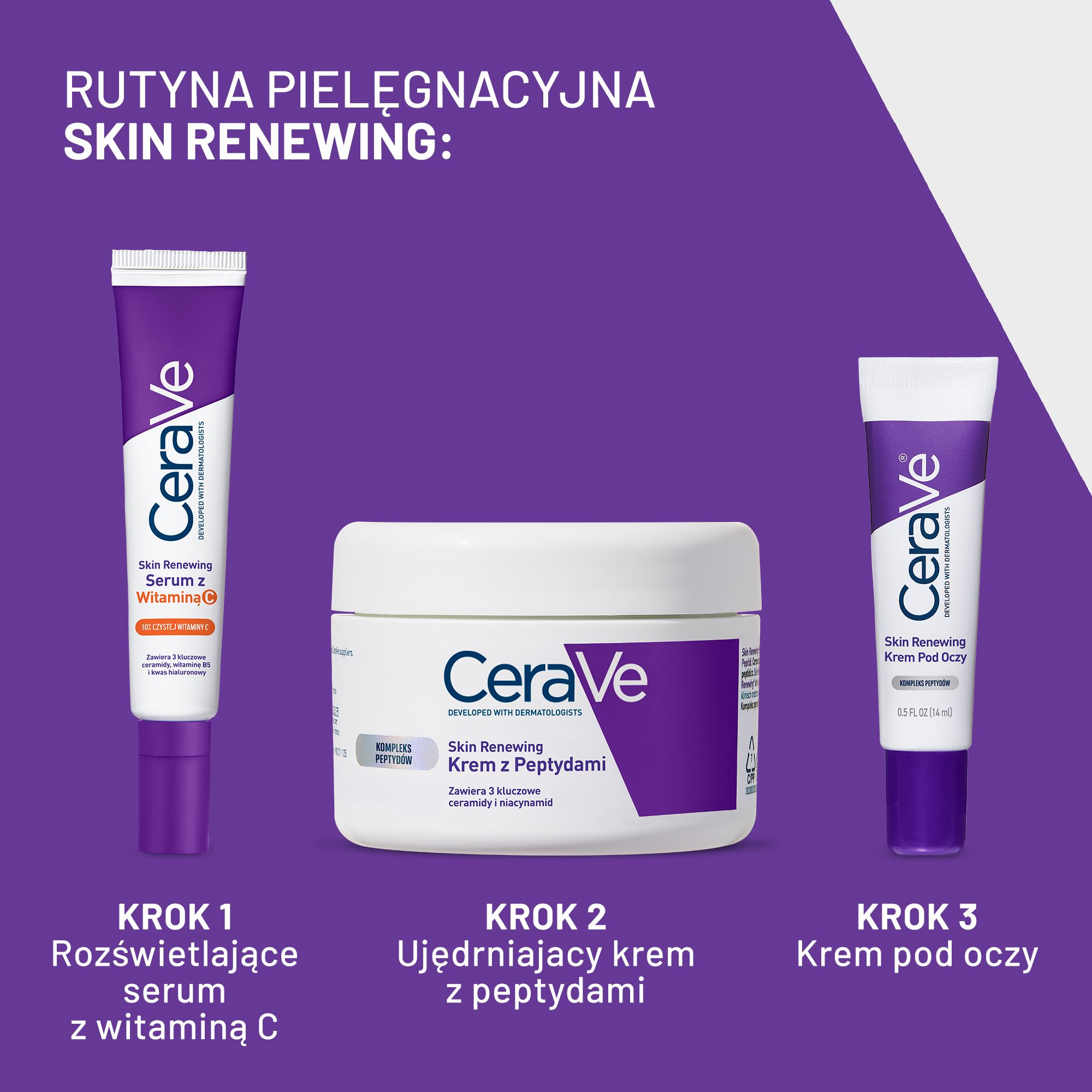 Cerave, Skin Renewing, serum z witaminą C, 30 ml