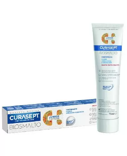 Curasept Biosmalto Junior pasta do zębów dla dzieci od 7 do 12 lat 75 ml zdjęcie