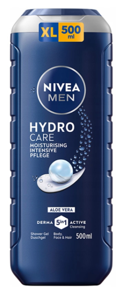 Nivea Men Hydro Care Żel pod prysznic, 500 ml zdjęcie
